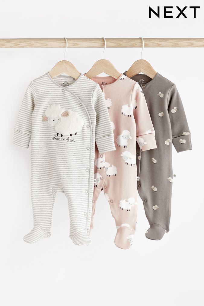 Next baby girl sleepsuits hotsell
