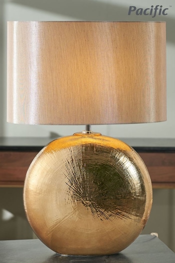 Pacific Bronze Alpha Textured Ceramic Table Lamp (N33354) | £99.99