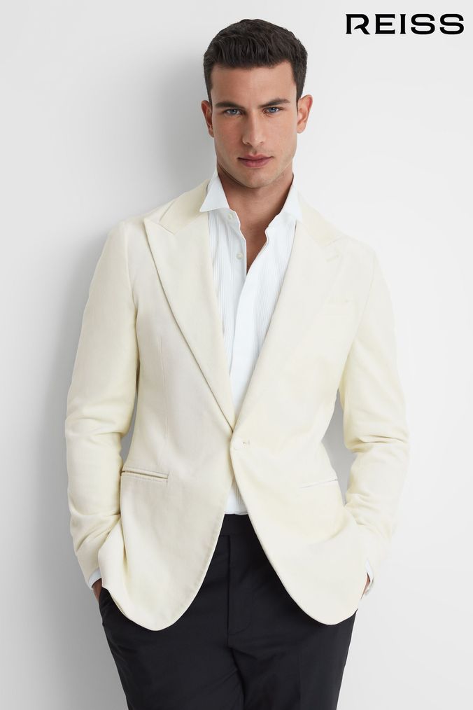 Mens white blazer cheap