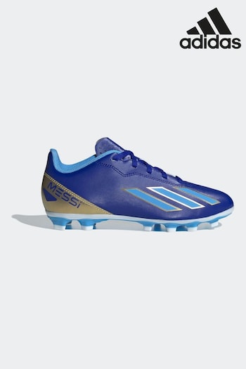 adidas Blue Football Messi Crazy Fast Performance leather Boots (N33437) | £35