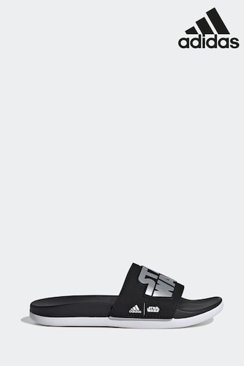 adidas x_plr Black Adilette Comfort Star Wars Sandals (N33467) | £30