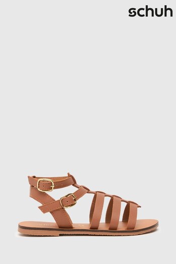 Schuh Tangle Brown Sandals (N33511) | £28 - £32