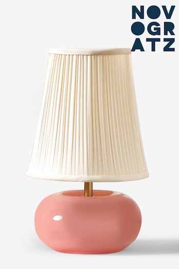 Novogratz Pink/Cream Vivienne Table Lamp (N33626) | £49