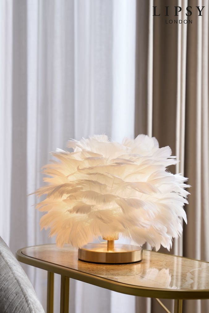 Lipsy feather lampshade top