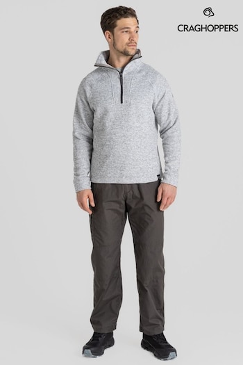 Craghoppers Grey Wole Half Zip Top (N33676) | £50