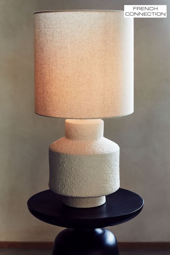 French Connection Cream Lamu Table Lamp (N33732) | £95