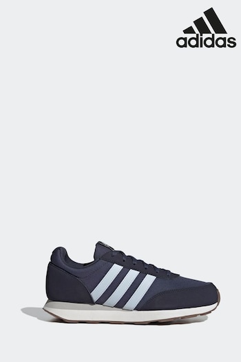 adidas Navy Blue Flannel sportswear Run 60S 3.0 Trainers (N33773) | £50