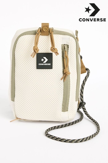 Converse khaki Cream Mesh Convertible Crossbody Bag (N33778) | £35