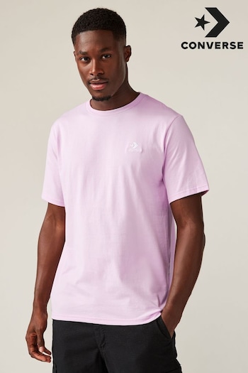 Converse Back Lilac Purple Star Chevron T-Shirt (N33803) | £23