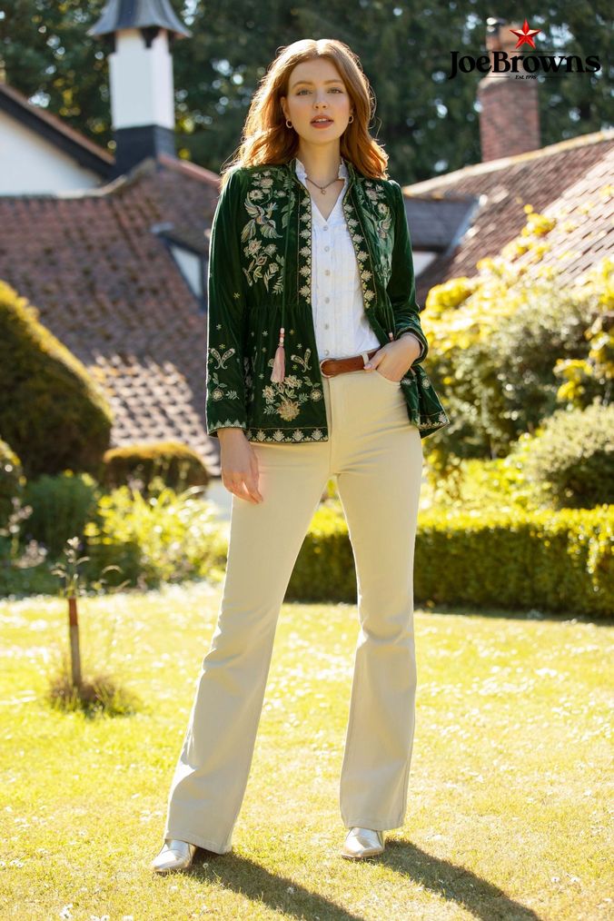 Cream jeggings uk top