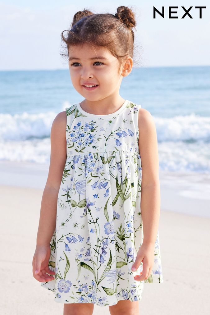 Girls Cream Sleeveless Dresses Next UK