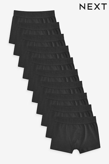 Black Trunks 10 Pack (1.5-16yrs) (N33977) | £27 - £32