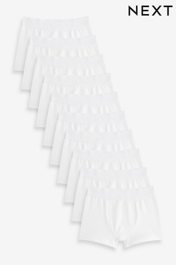 White Trunks 10 Pack (1.5-16yrs) (N33980) | £27 - £32