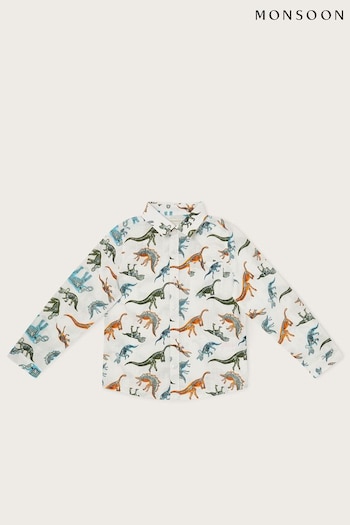 Monsoon Dinosaur Pocket Shirt (N34018) | £19 - £22