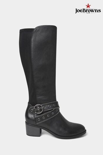 Joe Browns Black Free Rebel Zip Detail Boots (N34117) | £80