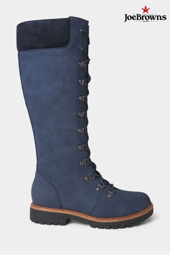 Joe Browns Blue A Nip In The Wind Lace Up Boots (N34120) | £84