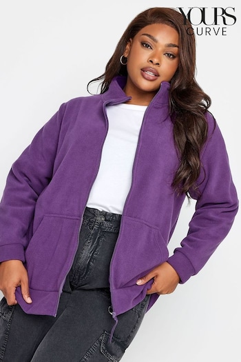 Yours Curve Purple EPP Fleece (N34208) | £24