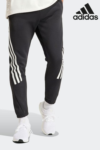 adidas Black Sportswear Future Icons 3-Stripes Joggers (N34212) | £50