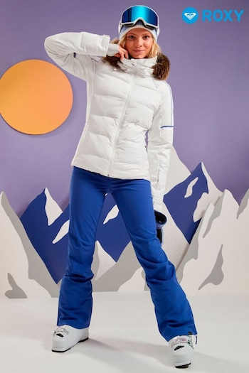 Roxy Snow White Snowblizzard Ski Jacket (N34248) | £340