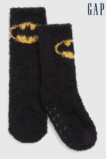 Gap Black DC Batman Fluffy Socks (N34312) | £5
