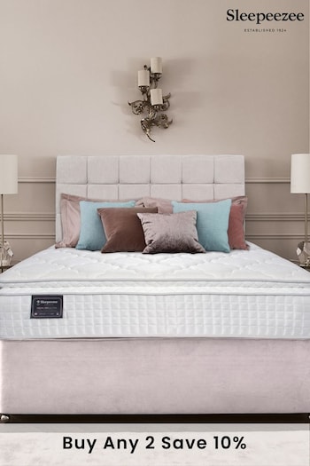 Sleepeezee Cream Memory Ultra 3000 Mattress and 2 Drawer Divan Base Set (N34350) | £860 - £1,270