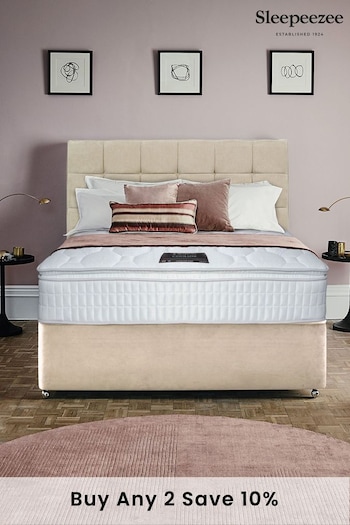 Sleepeezee Natural Cooluxe 2000 Mattress and 2 Drawer Divan Base Set (N34356) | £750 - £1,150