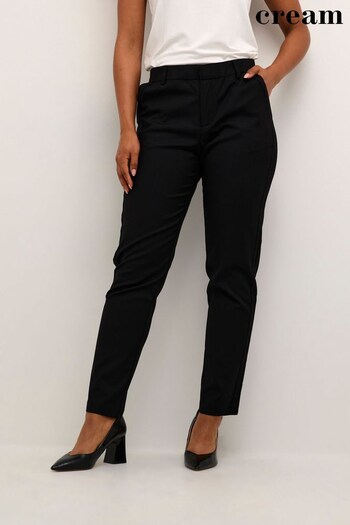 Cream Firana Regular Fit Black Trousers (N34546) | £80