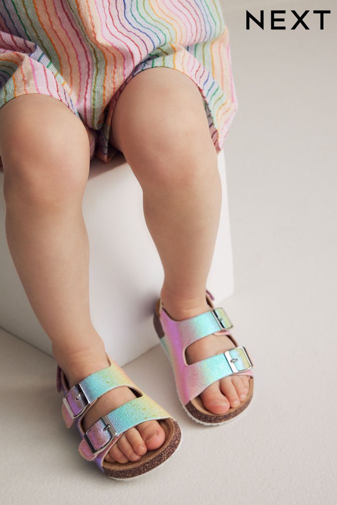 Nike best sale rainbow sandals