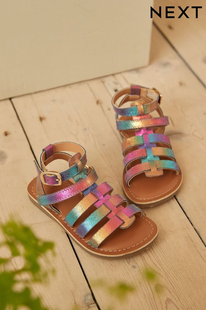 Childrens best sale rainbow sandals