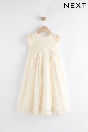 Ivory Occasion Baby Dress (0mths-2yrs) (N34642) | £30 - £32
