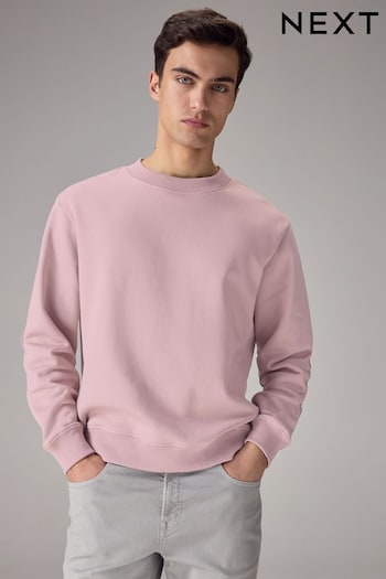 Light Pink Regular Fit Crew Sweatshirt (N34645) | £26