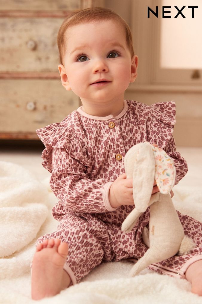 Lilac baby romper on sale