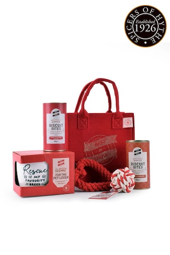 Spicers of Hythe Limited "Rescue Is My Favourite Breed" Pet Food Gift Bag Hamper (N34685) | £28