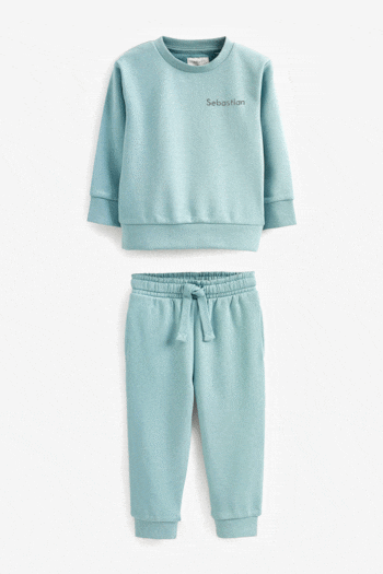 Minerals Personalised Jersey Sweatshirt and Joggers Set (3mths-7yrs) (N35059) | £15 - £19