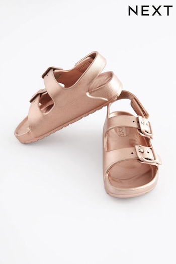 Rose Gold Two Strap Sandals (N35109) | £9 - £12