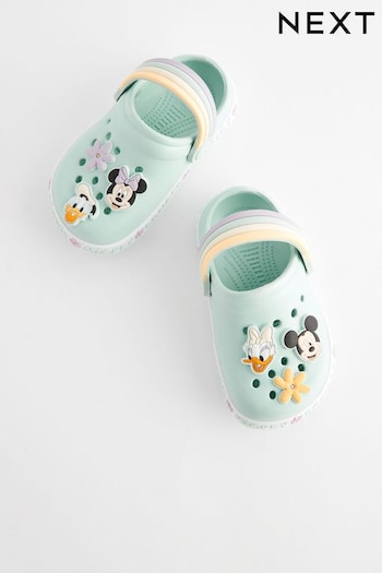 Green Minnie Mouse Character Clogs (N35132) | £15 - £17