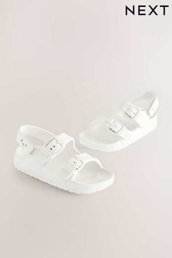 White Two Strap Sandals (N35136) | £9 - £11