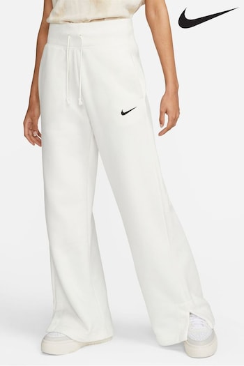 Nike with White Phoenix Fleece High Waisted Wide Leg Sweatpants (N35157) | £55