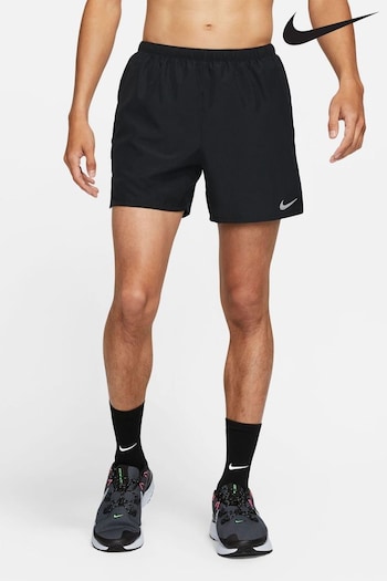 Nike Black Challenger Inch Brief Lined Running Shorts Bloom (N35184) | £35