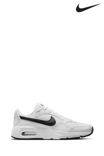 Nike White/Black Youth Air Max SC Trainers (N35187) | £55