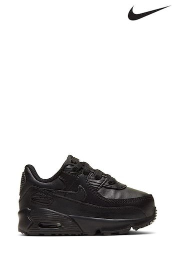 Nike majestic Black Air Max 90 LTR Infant Trainers (N35205) | £53