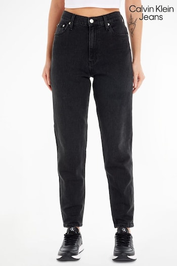 Calvin Klein Jeans Mom Black Jeans (N35304) | £90
