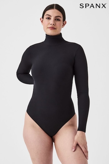 SPANX Suit Yourself Ribbed Turtleneck Black Body (N35330) | £89