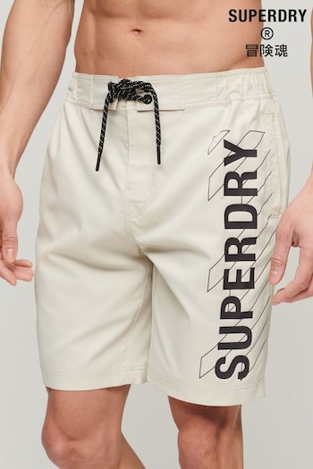 Superdry Nude Sportswear Board Shorts (N35391) | £40