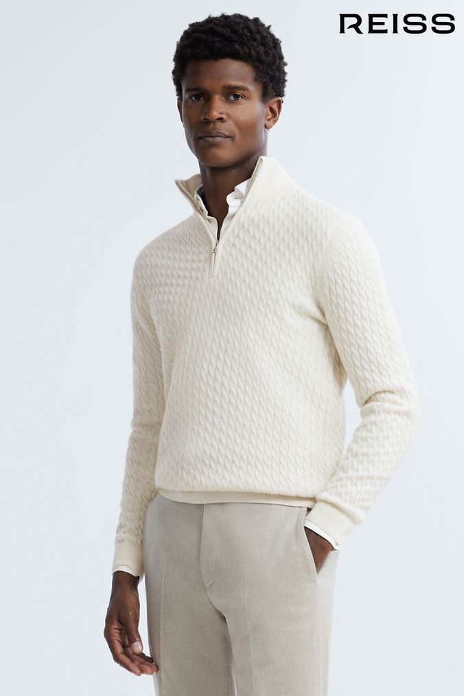 Buy Men s Cashmere Plus Size Knitwear Online Next UK