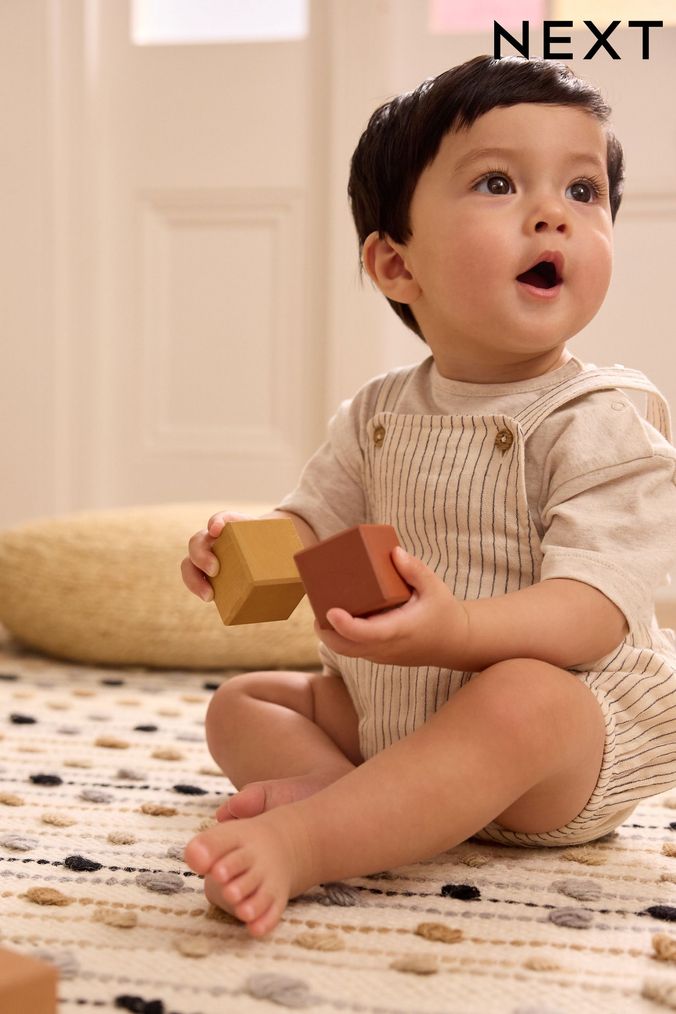 Baby boy dungaree set hot sale