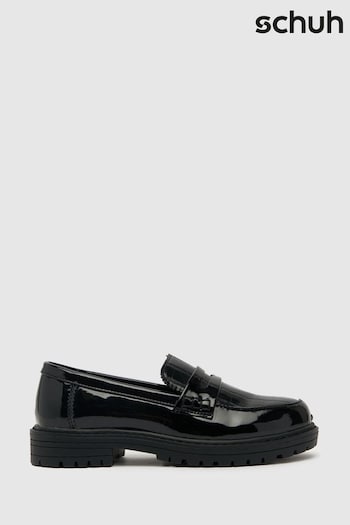 Schuh Black Locker Loafers (N35675) | £30