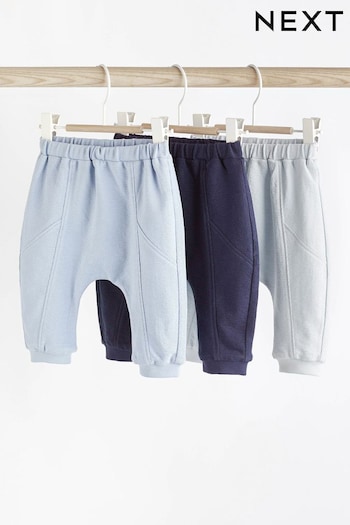 Blue Baby Joggers 3 Pack (N35980) | £15 - £17