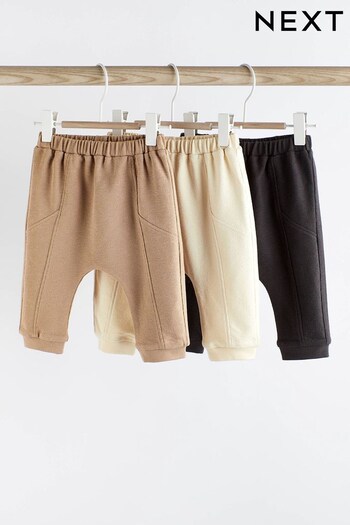 Neutral/Mono Baby Joggers 3 Pack (N35987) | £15 - £17
