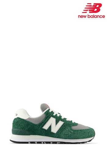New Balance Dark Green Mens 574 Trainers (N36091) | £95